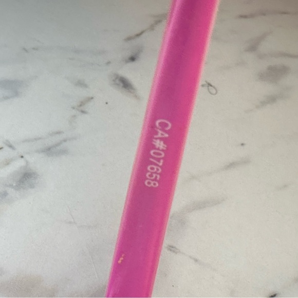 Oversized Chain Accent Dark Shade Glasses - Pink - Picture 9 of 9